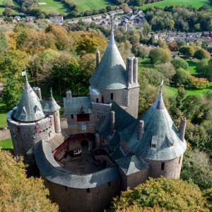 Castell Coch - the fairytale castle near Cardiff, South Wales